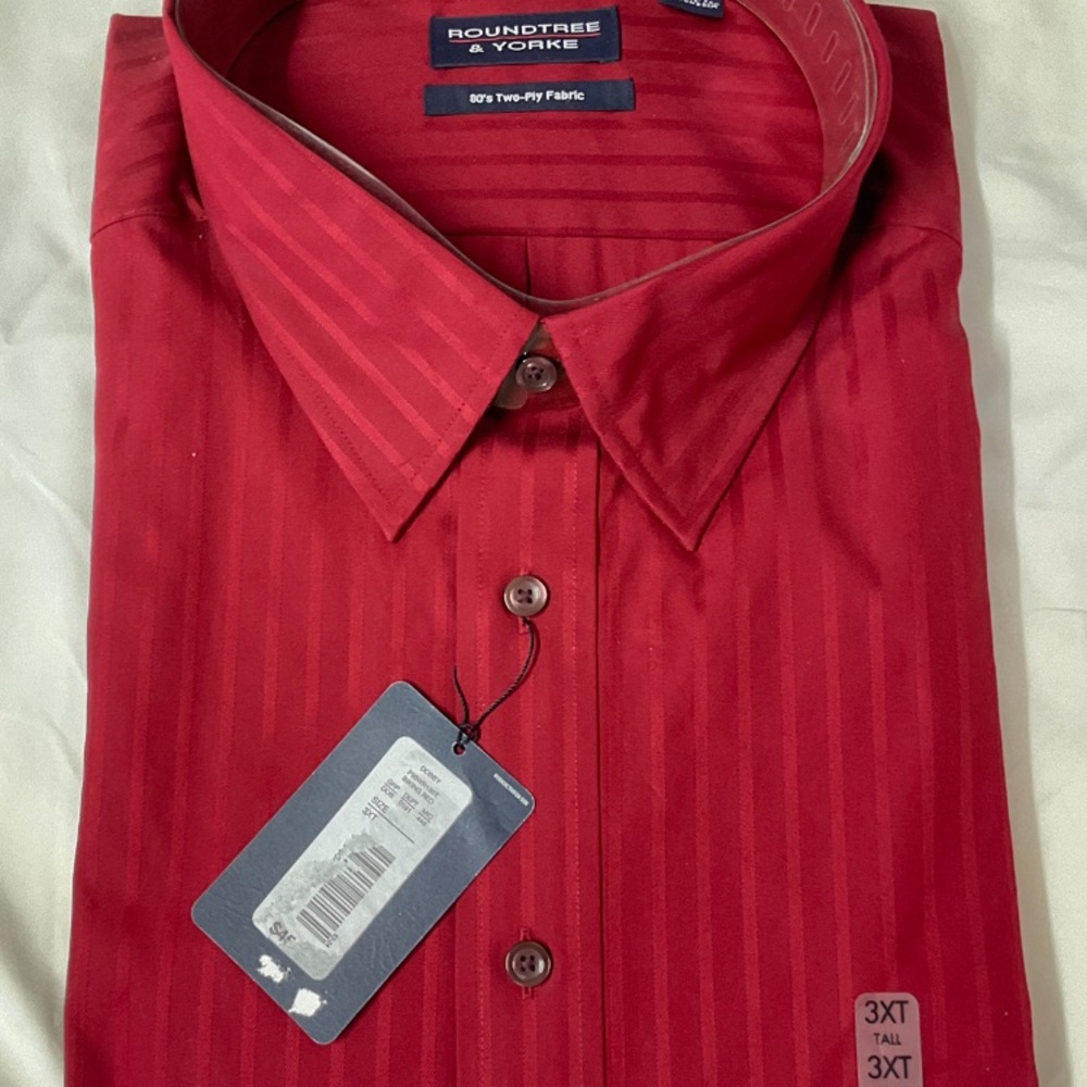 Roundtree & Yorke Men's Red Shirt